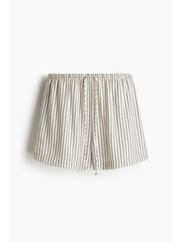 H&M - Women White Drawstring Shorts