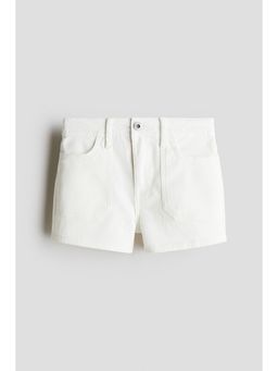 H&M - Girls White Twill Shorts