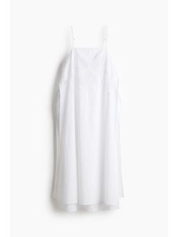 H&M - Women White Embroide Strappy Dress
