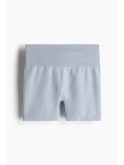 H&M MOVE - Blue Seamless Invisible Scrunch Hotpants With Drymove
