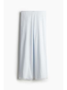 H&M - Women Blue Pointelle Pyjama Bottoms