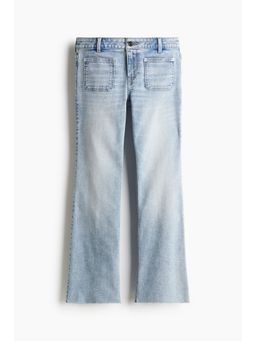 H&M - Women Blue Fla Ankle Jeans