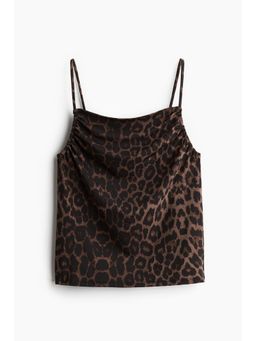 H&M - Women Yellow Ruched Strappy Top