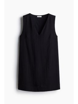 H&M - Women Black V-Neck Shift Dress