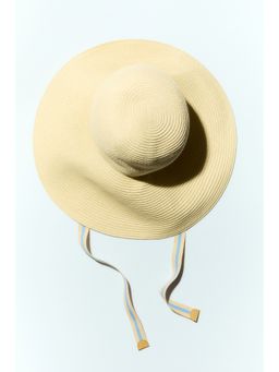 H&M - Women Beige Straw hat