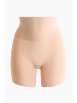 H&M - Women Beige Firm Shape Push-Up Biker Brief