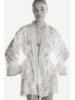 H&M - Women Pink Throw-On Wrap Blazer