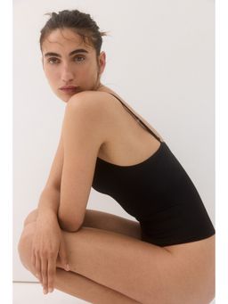 H&M - Women Black Seamless Light Shape Body