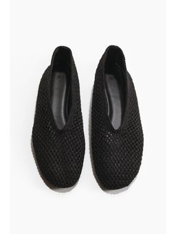 H&M - Women Black Braided Ballet Flats