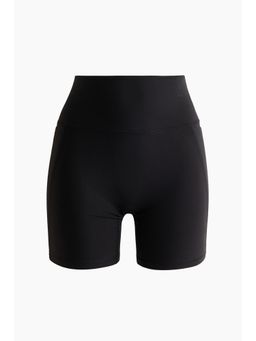 H&M - Women Black Sports Cycling Shorts With Softmove