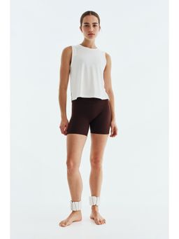 H&M - Women Brown Softmove Pocket Cycling Shorts
