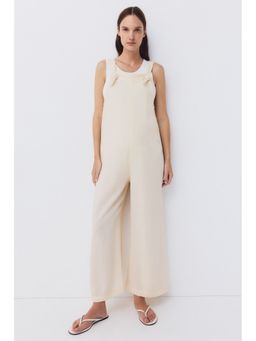 H&M - Women White MAMA Dungarees
