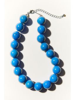 H&M - Women Blue Chunky Beaded Necklace