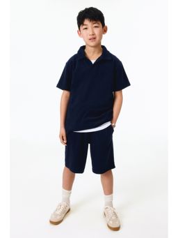 H&M - Boys Blue 2-Piece Terry Set