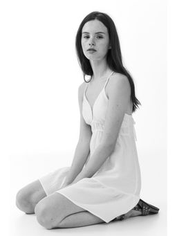 H&M - Women White Open-Back Muslin Dress