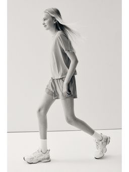 H&M MOVE - Girls Blue Running Shorts With Drymove