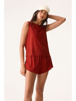 H&M - Women Red Short Running Shorts With Drymove