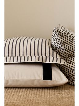 H&M - Beige Linen-Blend Cushion Cover