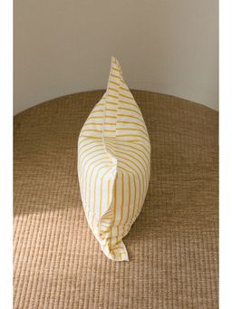 H&M - White Linen-Blend Cushion Cover