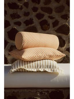 H&M - Beige Linen-Blend Cushion Cover
