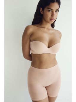 H&M - Women Beige Seamless Light Shape Bikers
