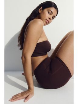 H&M - Women Brown Seamless Light Shape Bikers