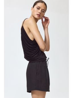 H&M - Women Brown Drawstring Shorts