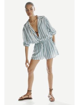H&M - Women Blue Loose-Fit Shorts