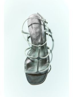 H&M - Women Silver-Coloured Strappy Sandals