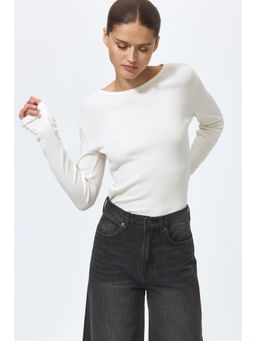 H&M - Women Grey Super Wide High Waist Jeans