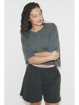 H&M - Women Grey Oversized T-Shirt