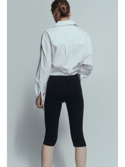 H&M - Women Black Capri Leggings