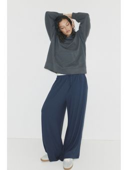 H&M - Women Blue Jersey Drawstring Trouser
