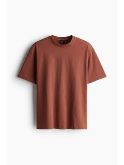 H&M - Men Orange Loose Fit T-Shirt