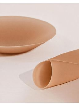 Velomora - Brown Glued and Non Glued Matte Invisible Nipple Covers (Pack Of 2)