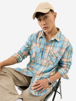 The Souled Store - Blue Men's Utility Shirt