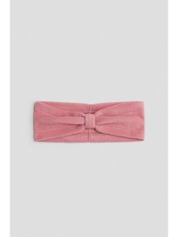 H&M - Girls Pink Knot-Detail Fleece Headband
