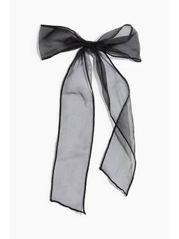 H&M - Women Black Mesh-Bow Hair Clip