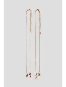 H&M - Girls Gold 2-Pack Friendship Necklaces