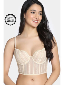 Zivame - Padded Wired Medium Coverage Corset - Roebuck