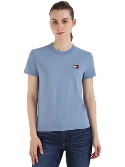 Tommy Hilfiger - Women Blue Solid T-Shirt