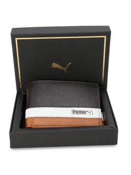 Puma - Brown Persona Men Leather Wallet