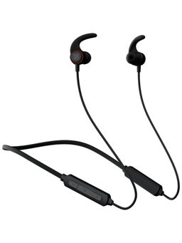 GOVO - GOKIXX 400 in-Ear Wireless Neckband with Magnetic Earbuds 8 Hrs Playtime IPX5 (Platinum Black)