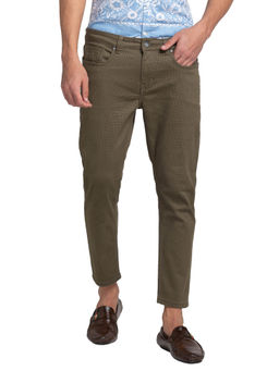 Being Human - Men Cropped Fit Chino Green