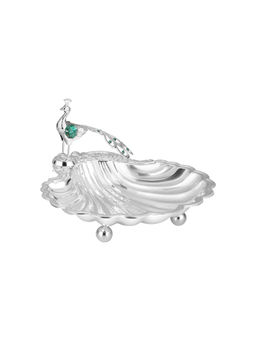 Momentz - Sea Shell Platter with Peacock Green (Small)