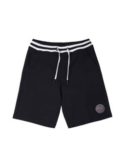 Allen Solly - Boys Black Regular Fit Solid Shorts