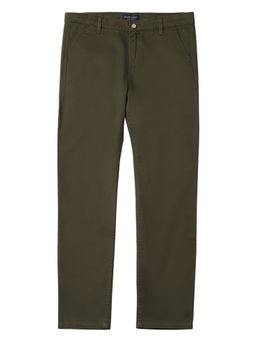 Allen Solly - Boys Green Solid Trousers