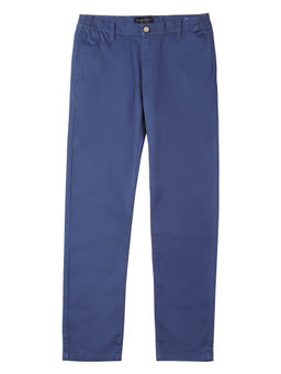 Allen Solly - Boys Blue Solid Trousers
