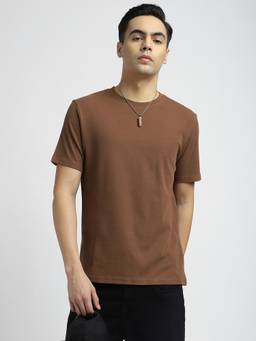 R&B - Men Brown Fashion T-Shirt