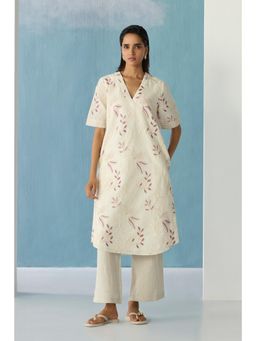 Ancestry - Ivory Printed Kurta